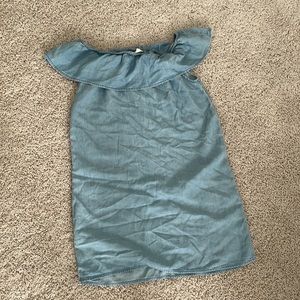 Girls off the shoulder dress size 10